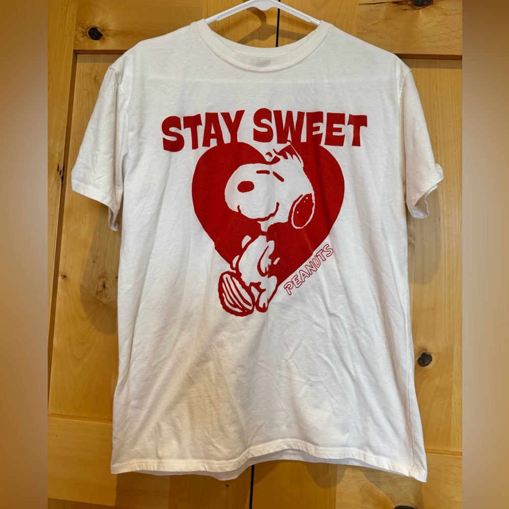 Peanuts White & Red Snoopy 'Stay Sweet' Kids Tee
